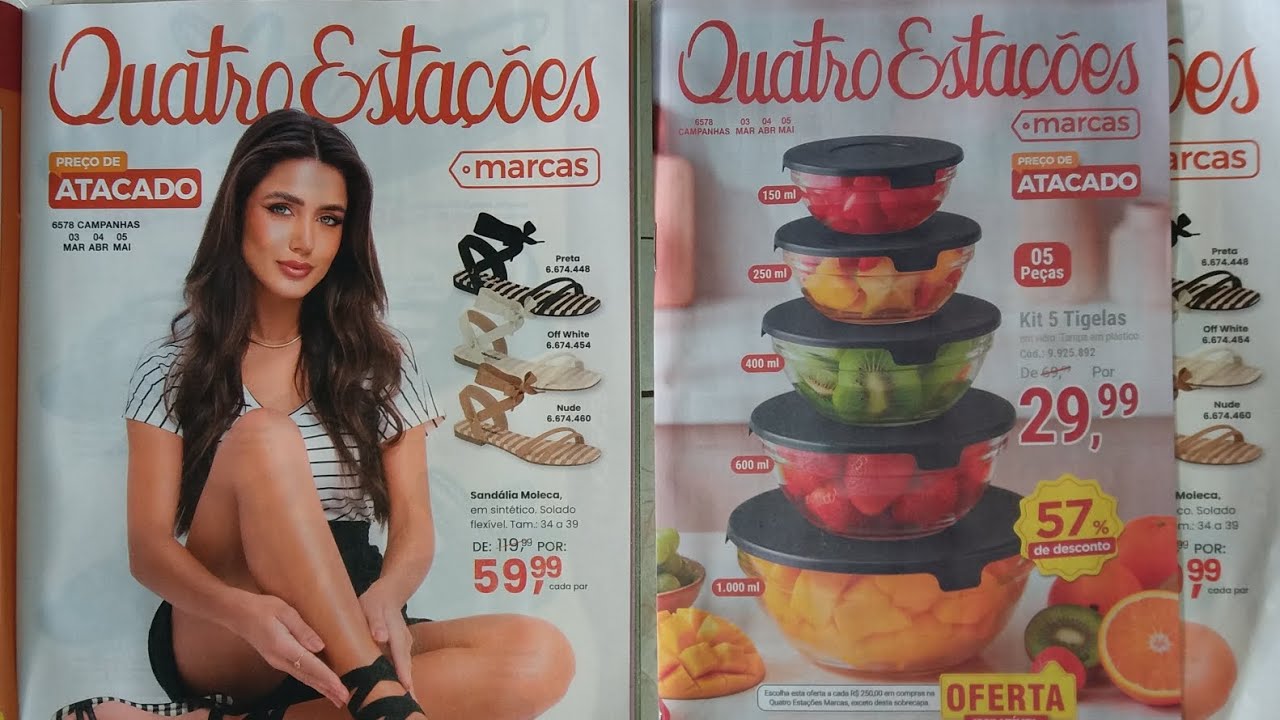 PreçodeAtacado Quatro Estações marcas de 03/04/05 de 2026 