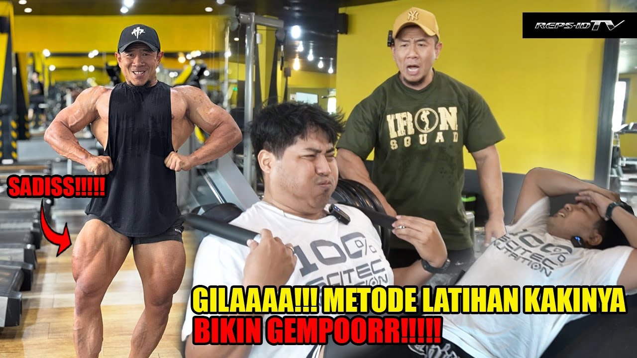 LATIHAN KAKI PALING MENYIKSA!! CUMA ORANG KUAT YANG TAHAN LATIHAN KAKI INI!!