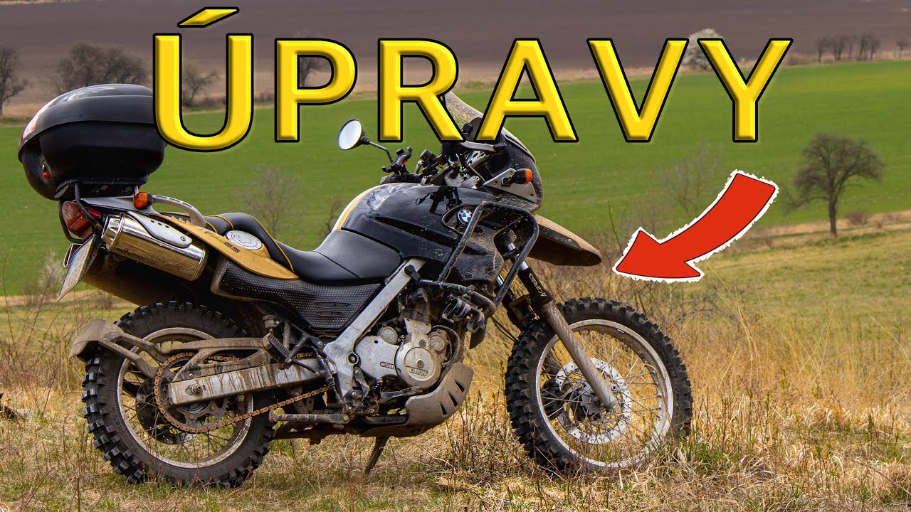 ÚPRAVY, OPRAVY, ÚDRŽBA / BMW F650 GS 2000 / BEST ENDING / GOPRO HERO 8 BLACK