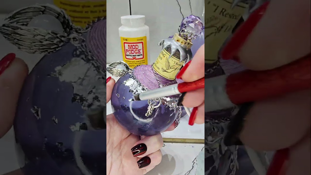 Creating my new potion, behind the scenes. 