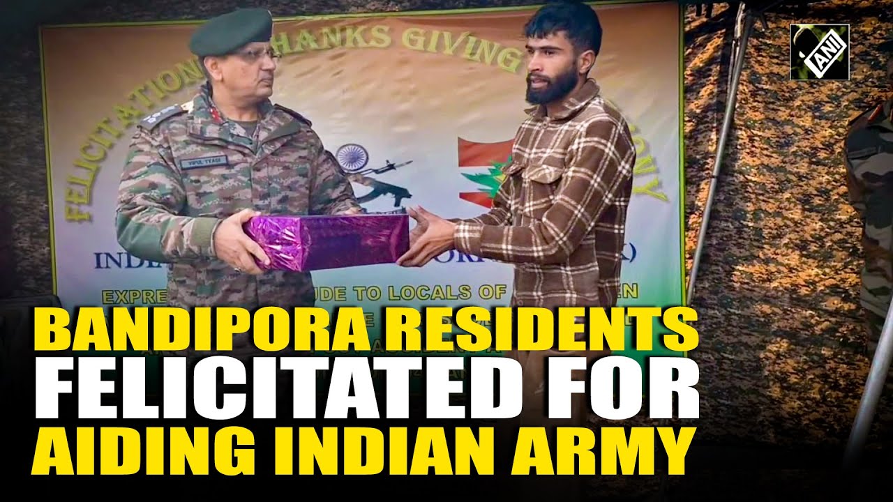 Army honors Bandipora villagers for exemplary support in tragic accident