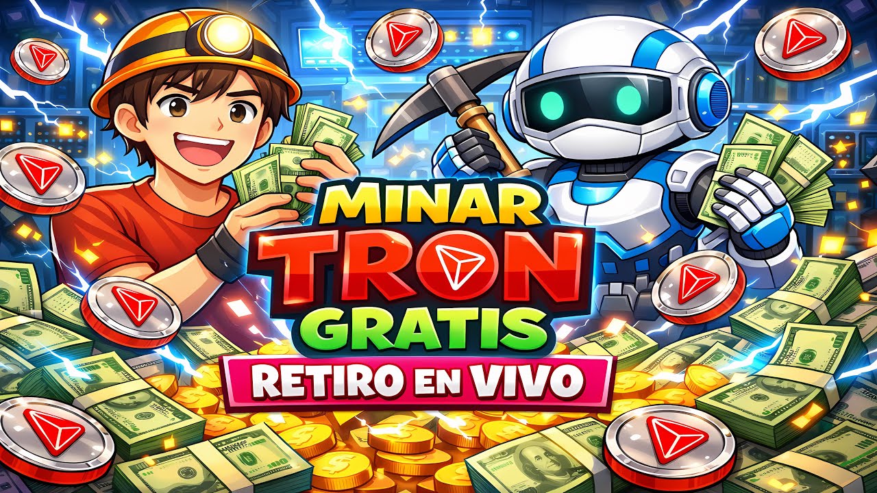 🔥 MINAR TRON GRATIS 💰 RETIRO EN VIVO ⚡