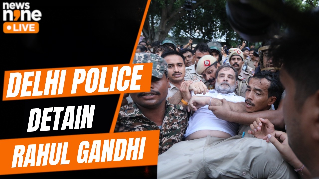 Delhi Protest: Rahul Gandhi, Priyanka Gandhi Detained By Delhi Police During Protest Near PM House