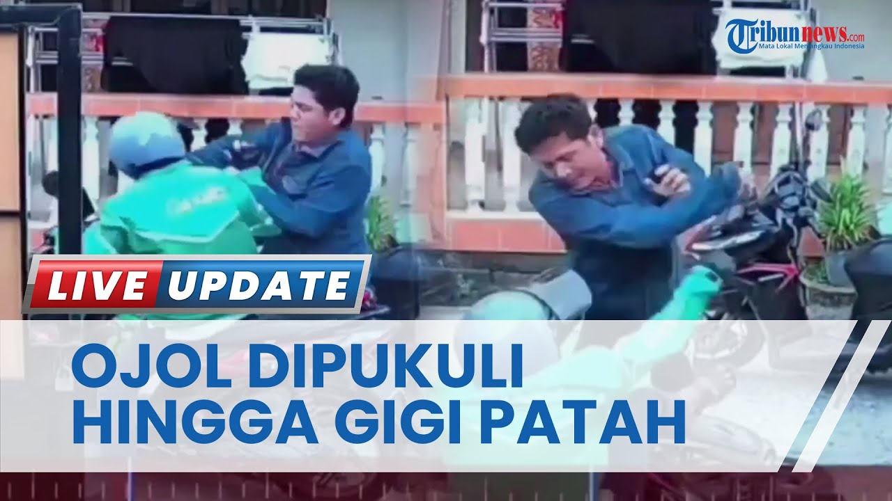 Kronologi Driver Ojol Dipukuli Orang Tak Dikenal hingga Gigi Patah, Berawal saat Turunkan Penumpang