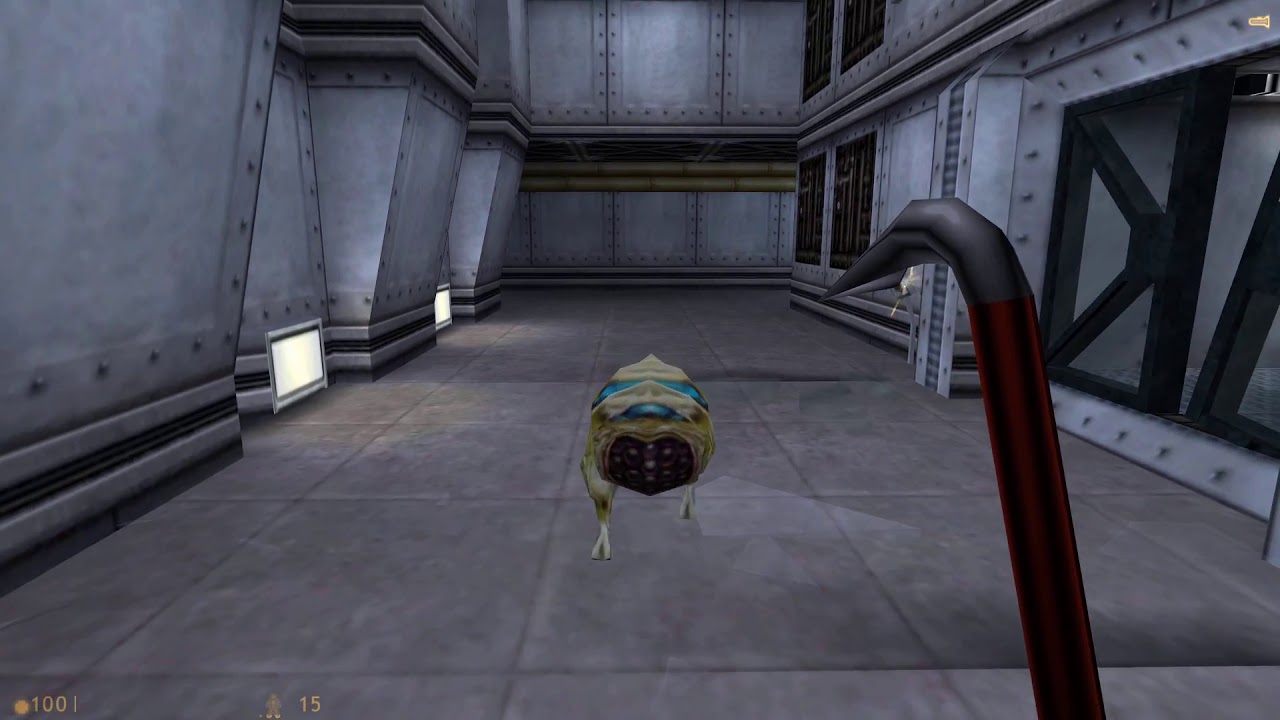 Half-Life except houndeyes are friendly