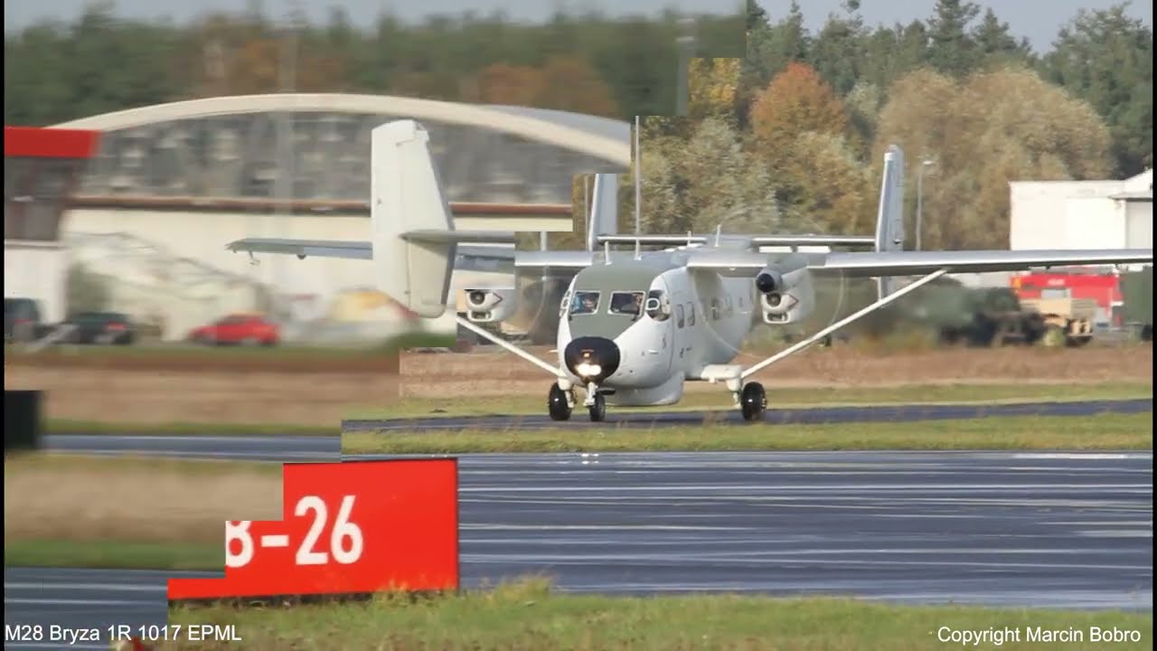 M28 Bryza 1R1 / AJ010-17 (1017) / AJG001-03 Poland NAVY / EPML Mielec / Takeoff RWY 26L / 25.10.2022