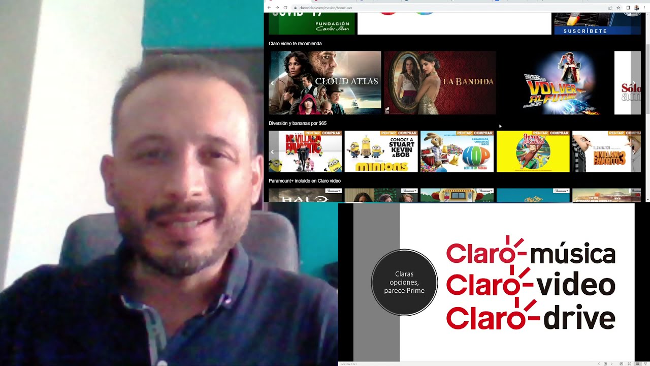 Servicios digitales de Telmex/Telcel (Claro música, video y drive)