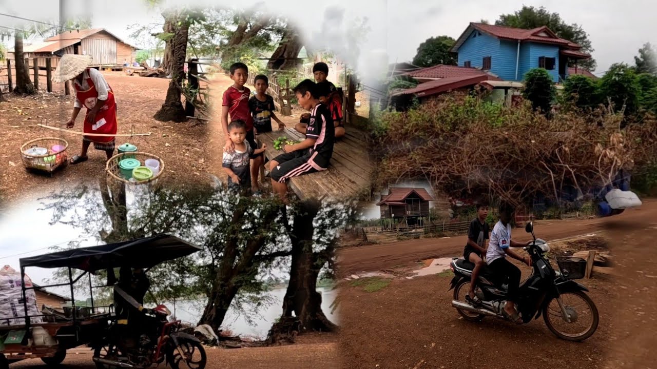 ໝູ່ບ້ານຊົນນະບົດກຳປູເຈຍ// หมู่บ้านชนบทของกัมพูชา Dong Una