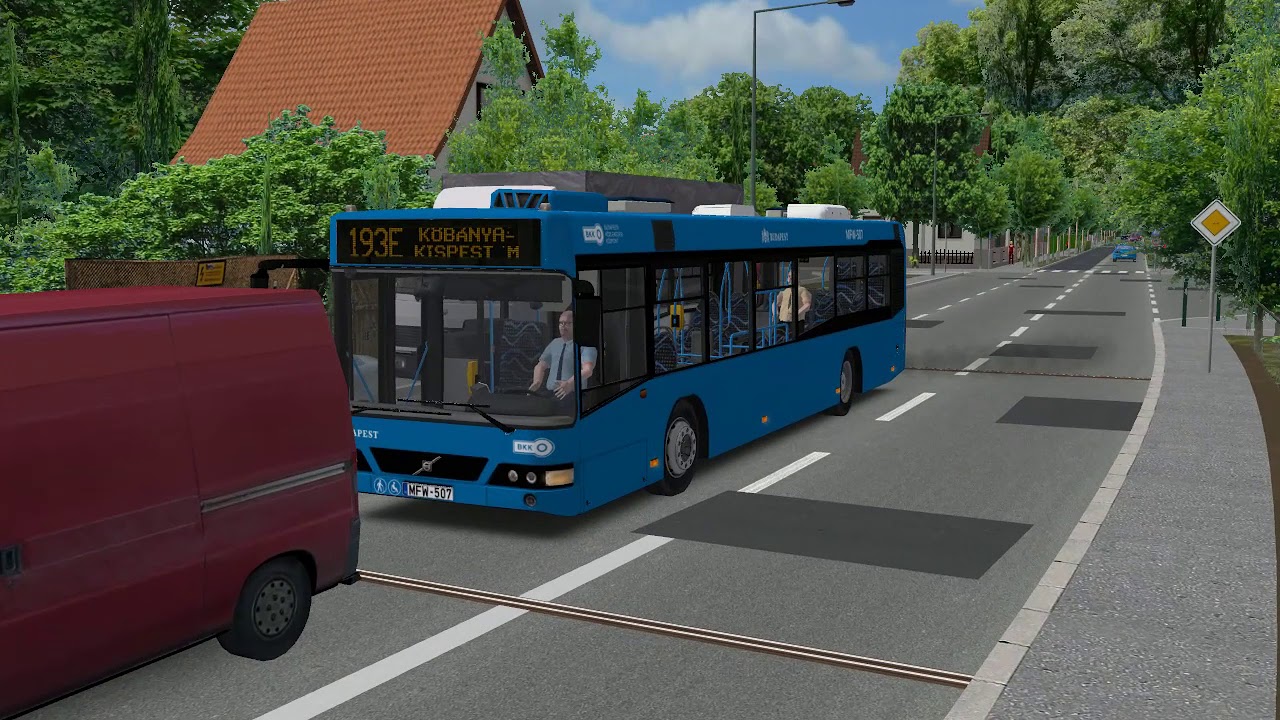 180 FELIRATKOZÓS/SUB OMSI 2 - Dél-Pest 4.0 - 193E Kőbánya-Kispest M - OMSIWind BKK Volvo 7700 FUTÁR
