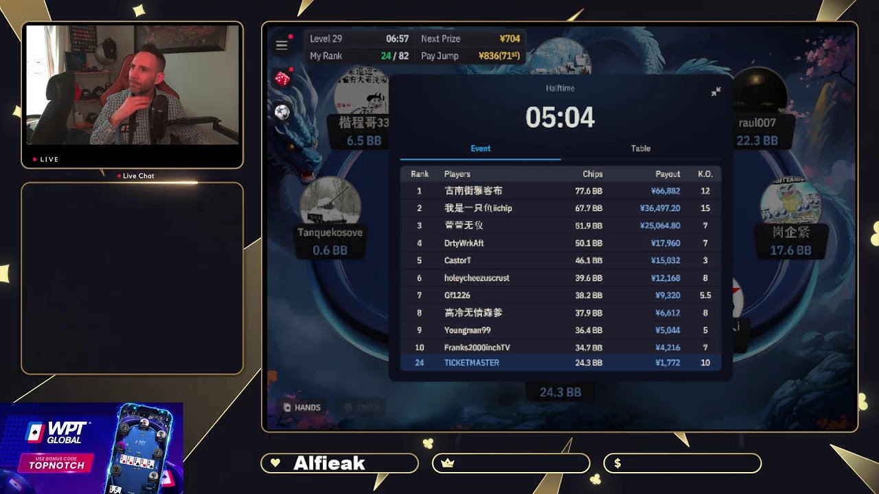 DAY 8 MYSTERY MILLIONS 3 MILLLION GTD!! WPT ASIA SERIES  15 MILLION GTD RING EVENTS