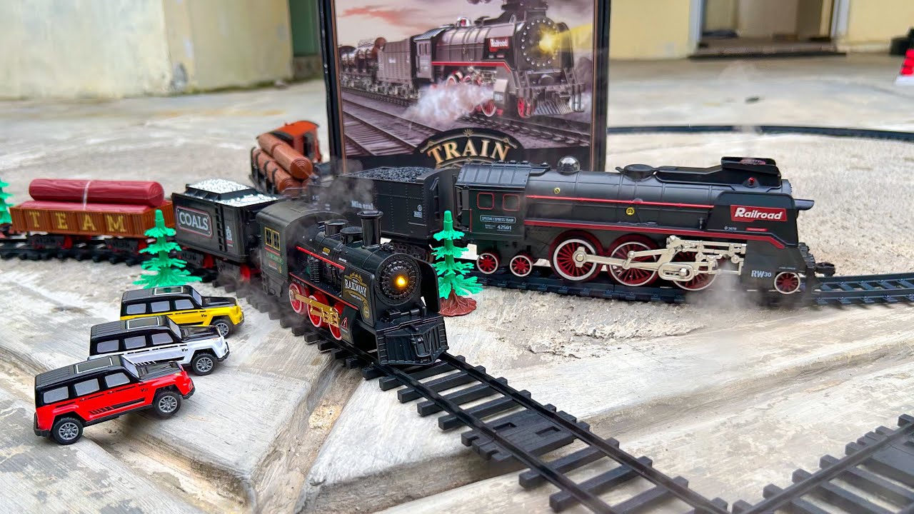 Double Classical Steam Train - Unboxing & Testing New Railway Models - DS World Miniature