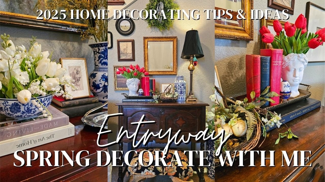 SPRING 2025 ENTRYWAY DECORATING: Join Me for this Home Decor Refresh!