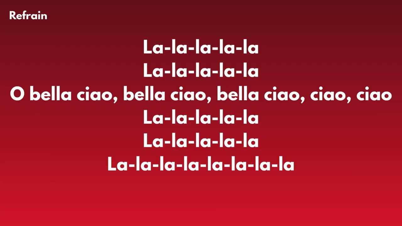 Bella Ciao (La case de papel)