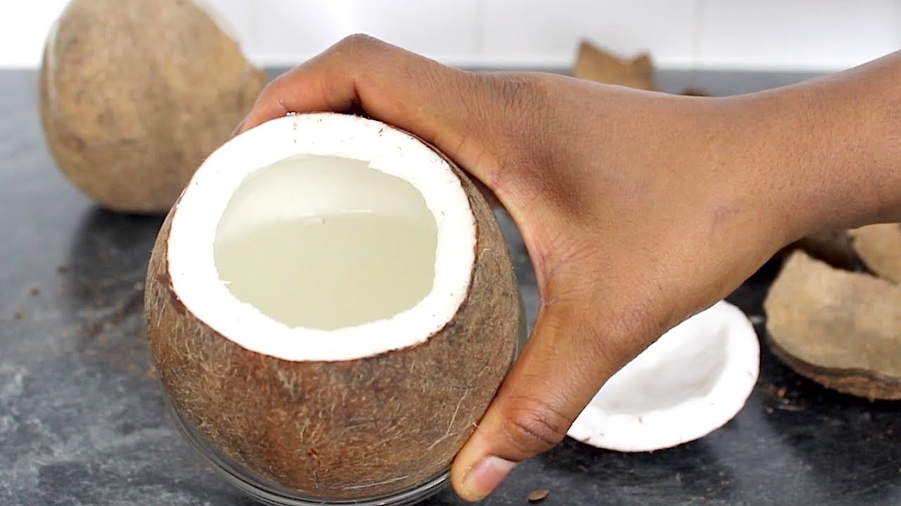 How to Make Coconut Water | Homemade Fresh Coconut Water