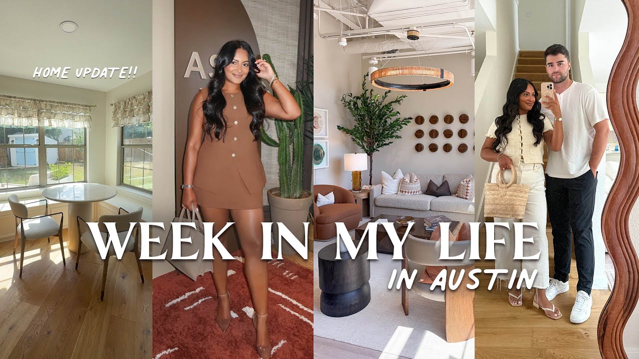 Week in My Life in Austin ✨🍣| Lip Filler, Custom Kitchen Nook Build, Michelin-Recommended Sushi