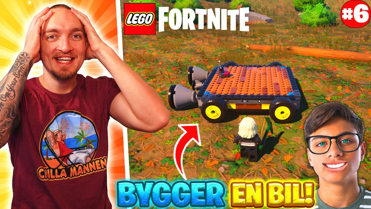 VI BYGGER VÅR FÖRSTA BIL MEN SÅ HÄNDER DET HÄR I LEGO FORTNITE SURVIVAL #6