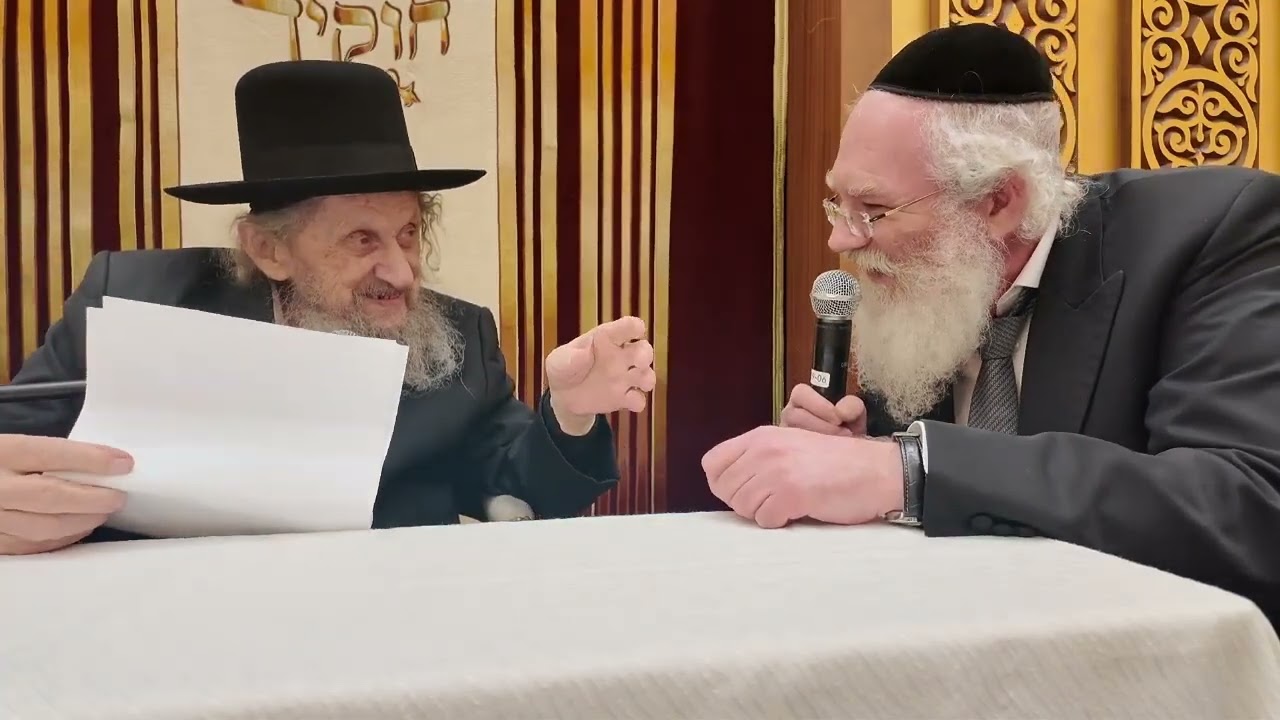 📖נדבק בתורת רבותינו: מנהיג הדור הרב לנדו ברתחא דאורייתא עם תלמידו ראש הישיבה הגאון רבי דניאל וולפסון