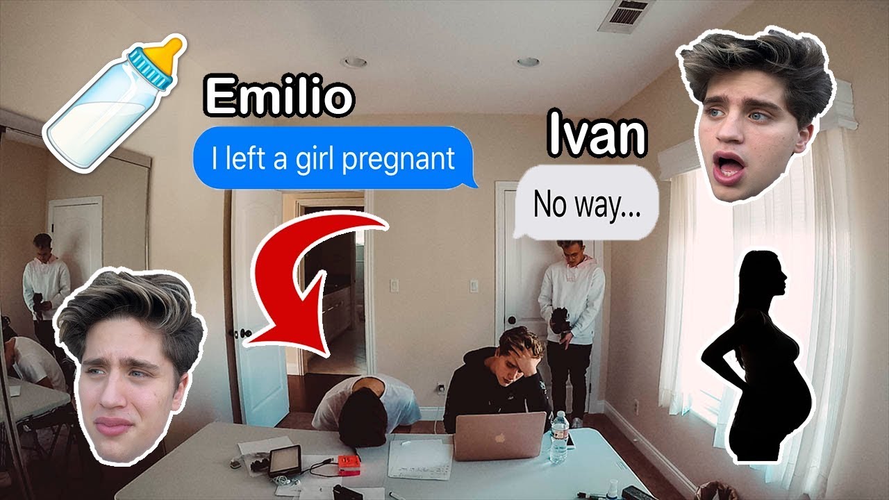 You won't believe this... Emilio got a girl pregnant (Prank)