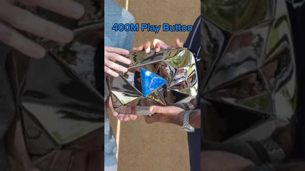 400 Million Subscribers Play Button Revealed!
