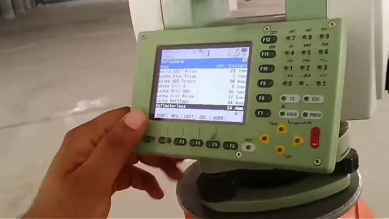 Leica 1200 total station  full setup with hindi part 2 #leica #gps #news