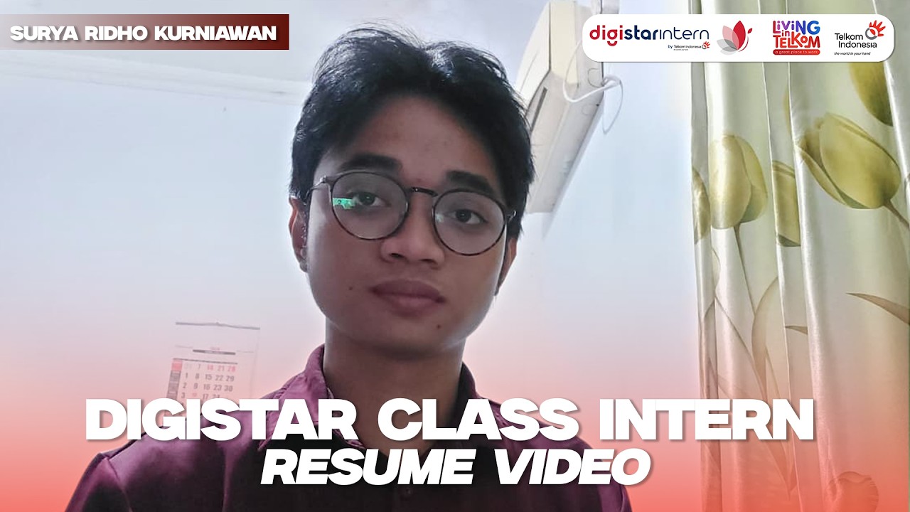 ​The High-Potential Candidate | Elevator Pitch Digistar Class Internship Telkom - Surya RK's Resume