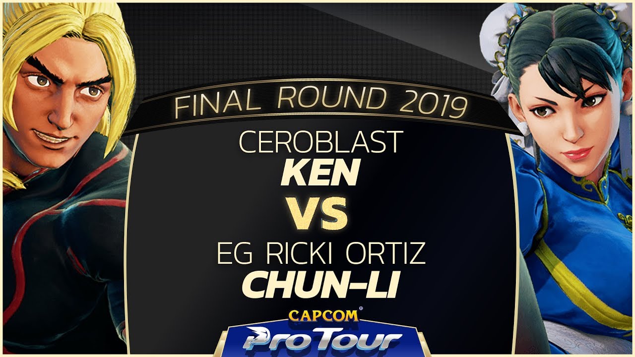 Ceroblast (Ken) vs EG Ricki Ortiz (Chun-Li) - Final Round 2019 - Day 2 Pools - CPT 2019
