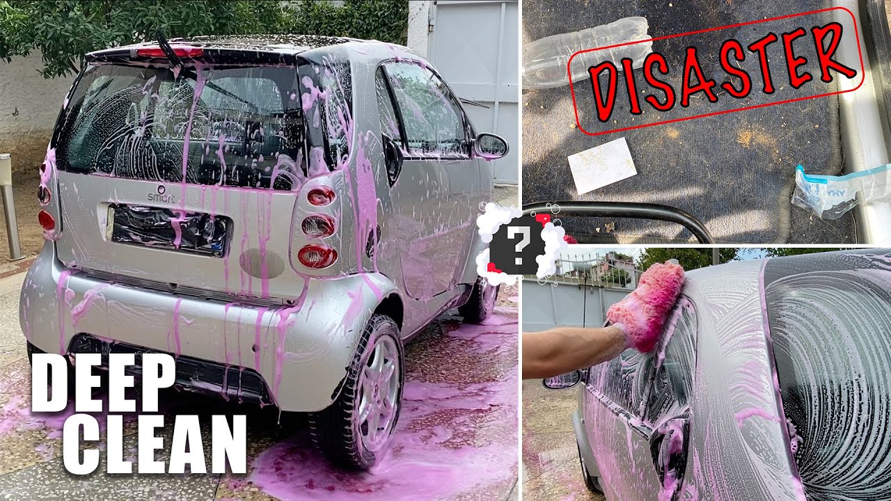 Deep Cleaning a Girl's DIRTY Car | Interior Exterior Car Detailing