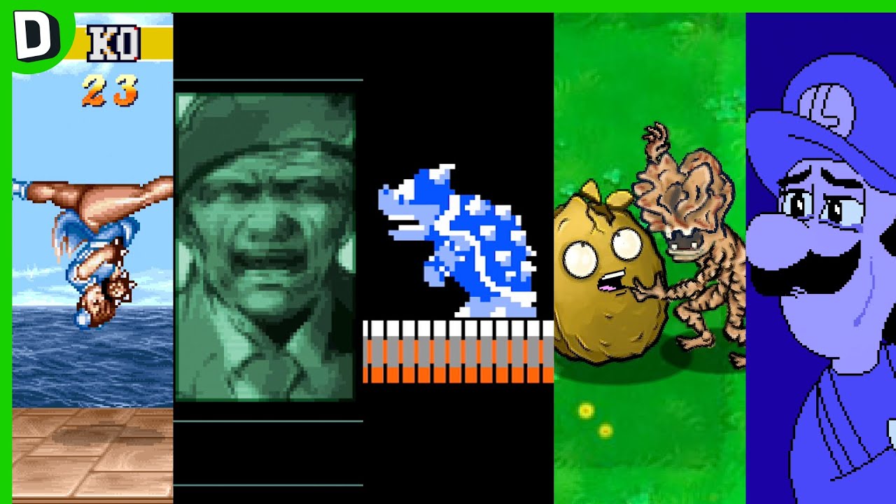 Street Fighter! Растения против зомби! Микс бонусов! — Dorkly Bits Grab Bag #8