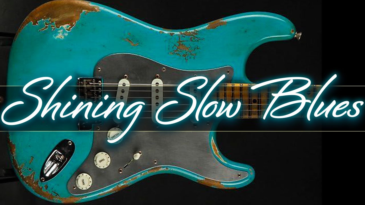 Shining Slow Blues Backing Track | SZBT 1109 | Pink Floyd Inspired Atmospheric Bluesy Jam