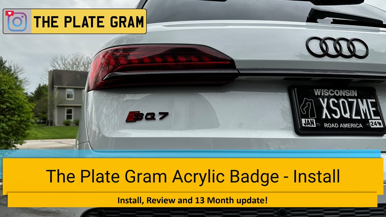 The Plate Gram Acrylic Badges – Install, Review & 13 Month Update