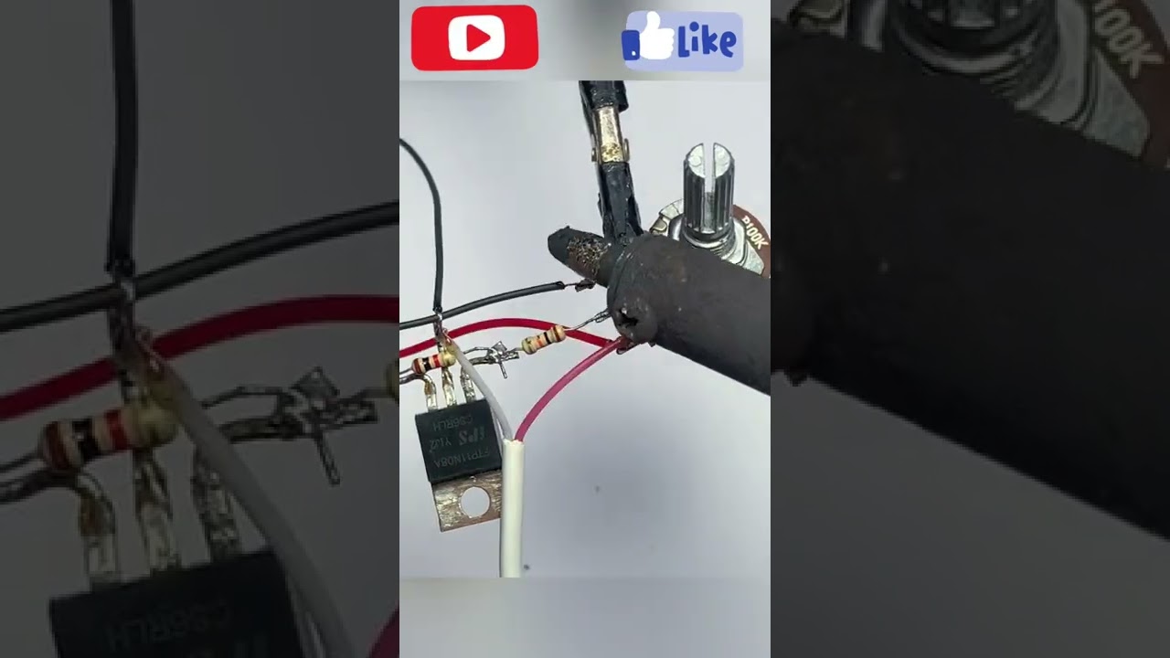 Make a simple #led brightness controller at home #shortsvideo