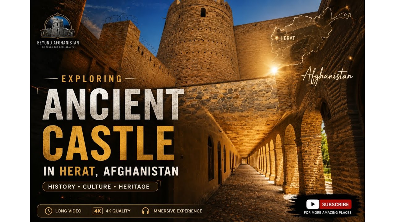 Walking Through an Ancient Castle in Herat, Afghanistan 🏰 | 4K Historical Tour