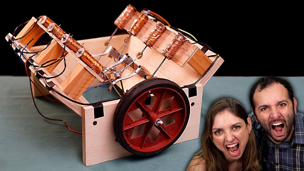 Fizemos o MOTOR V8 ELETROMAGNÉTICO!!!