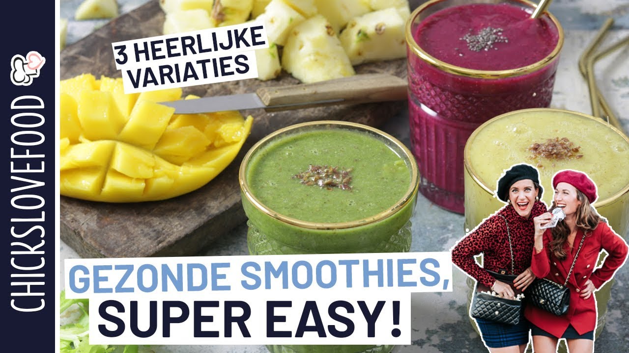 3X SMOOTHIES MET GROENTEN | CHICKSLOVEFOOD