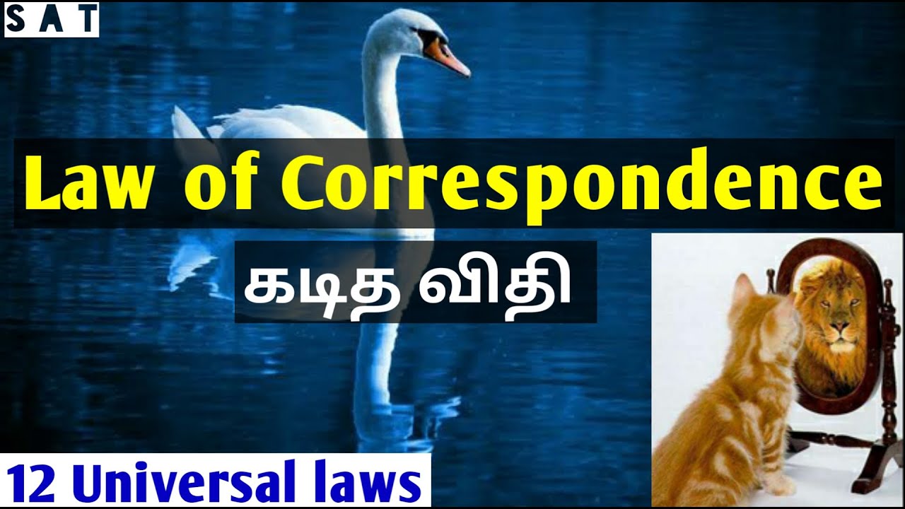 Law of Correspondence | 12 Universal laws | Tamil | கடித பிரபஞ்ச விதி | Skills Active Tamil | SAT