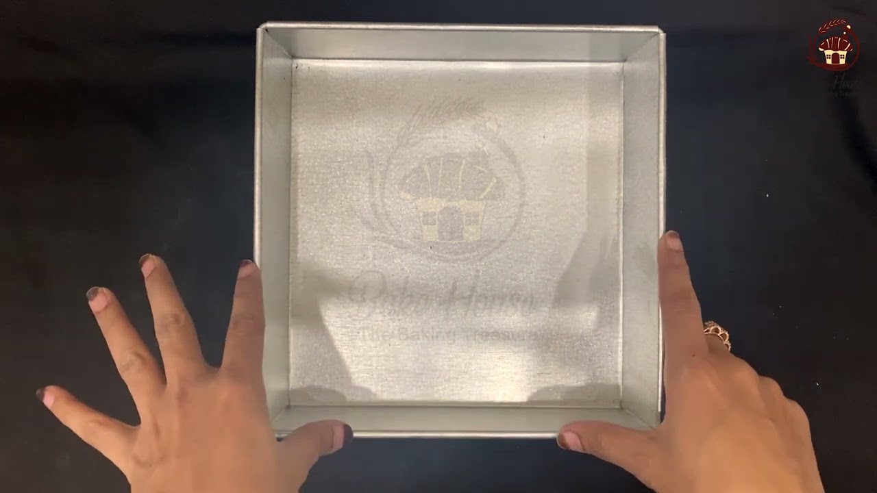 Bake House | Unboxing of Square Cake Baking Mold Silver 8 X 8 Inch