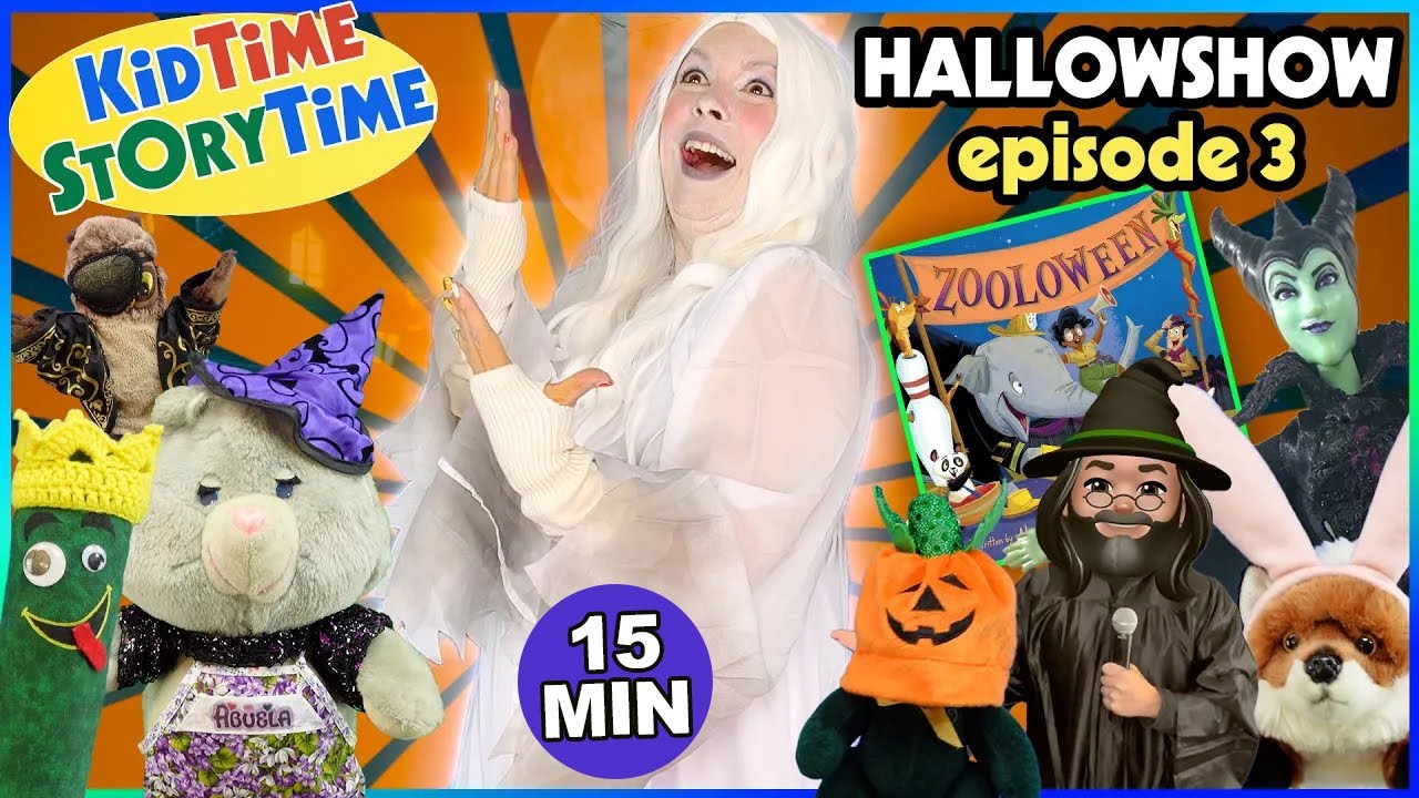Halloween Show! Halloween read aloud for Kids + Episode 👻 ZOOloween reading | 15 minute read aloud