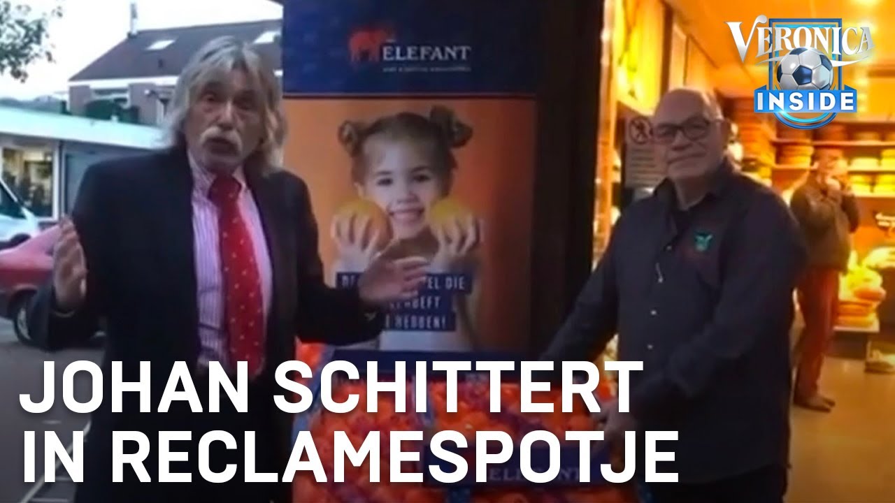 Johan schittert in reclamespotje van groenteboer: 'Voor tien ruggen zwart' | VERONICA INSIDE