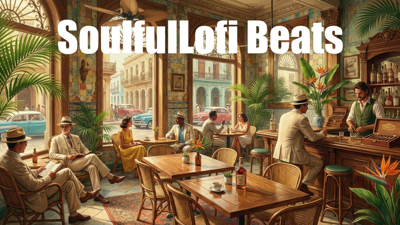 Havana Vintage Lofi cigars 🍹 Slow Latin Jazz [Tropical Chill]