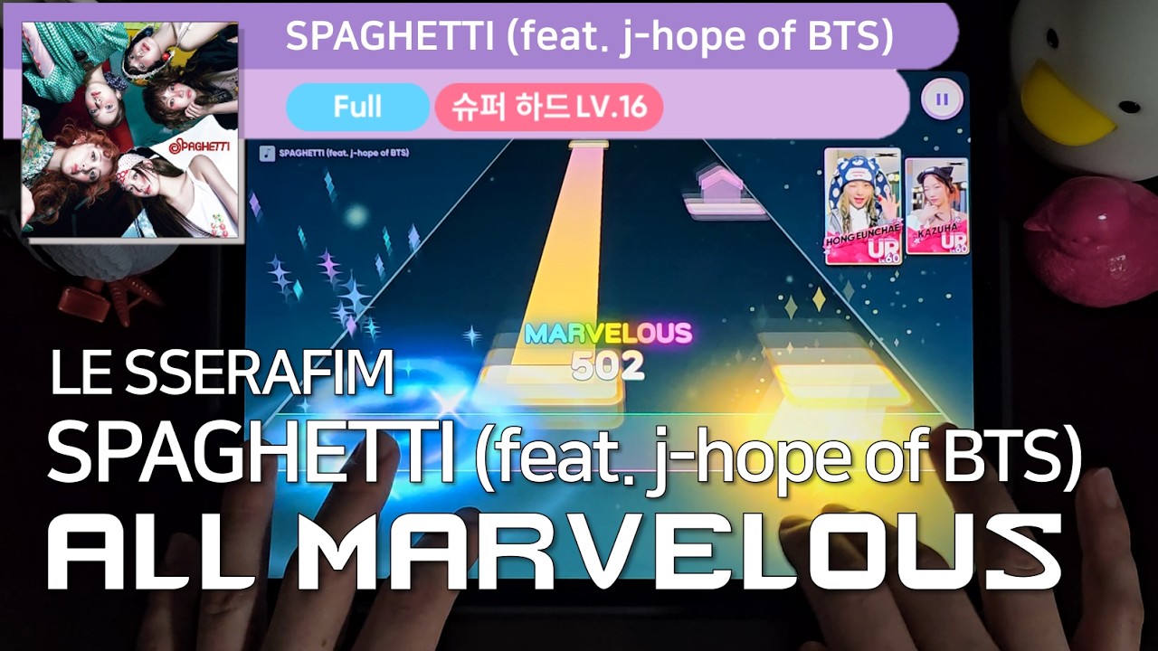 SPAGHETTI (feat. j-hope of BTS)ㅣLE SSERAFIMㅣSuperHardㅣALL MARVㅣRhythm Hive