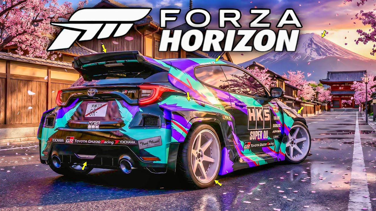 TUNANDO O TOYOTA YARIS GR ROCKET BUNNY DO FORZA HORIZON!
