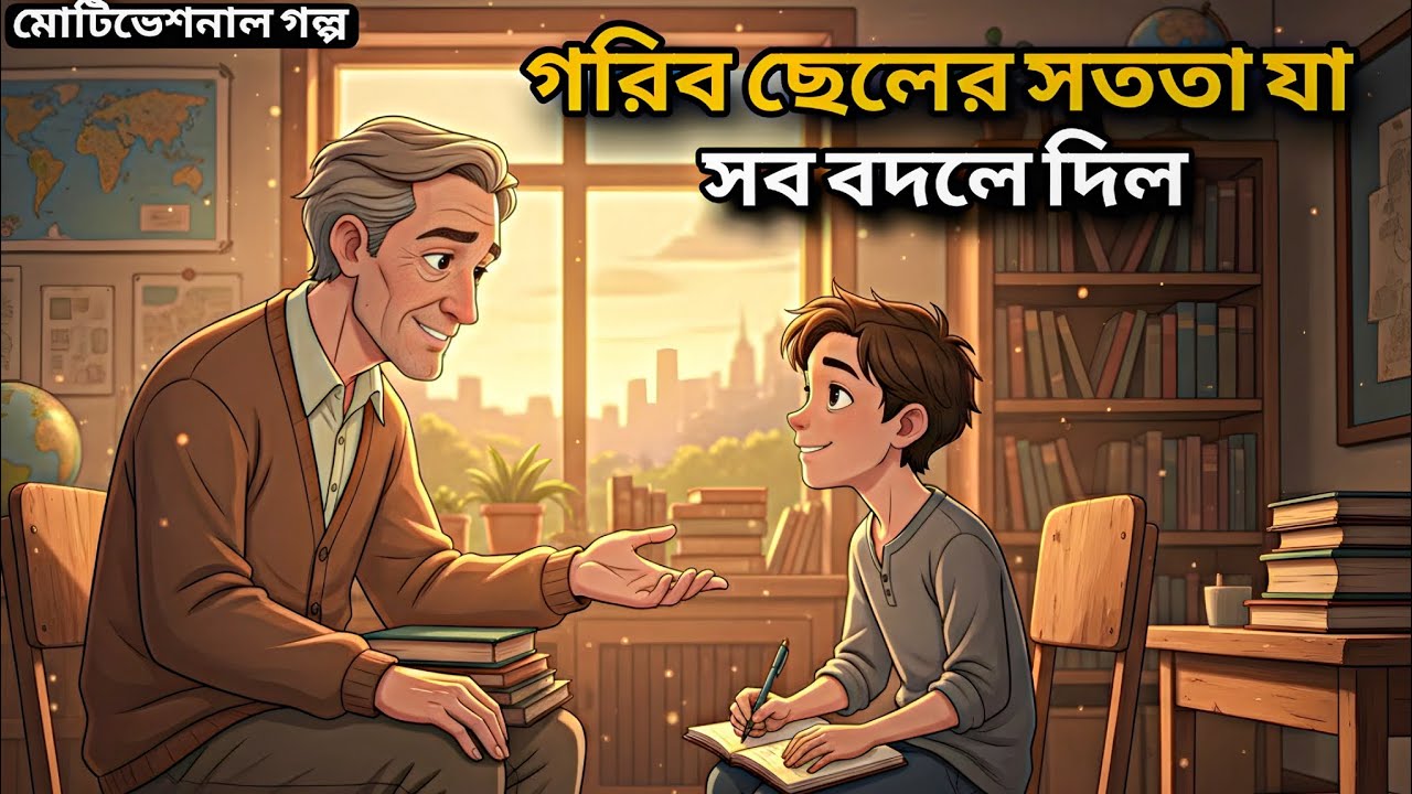 গরিব ছেলের সততা যা সব বদলে দিল | Sotota ja shob bodle dilo|  Golpo 