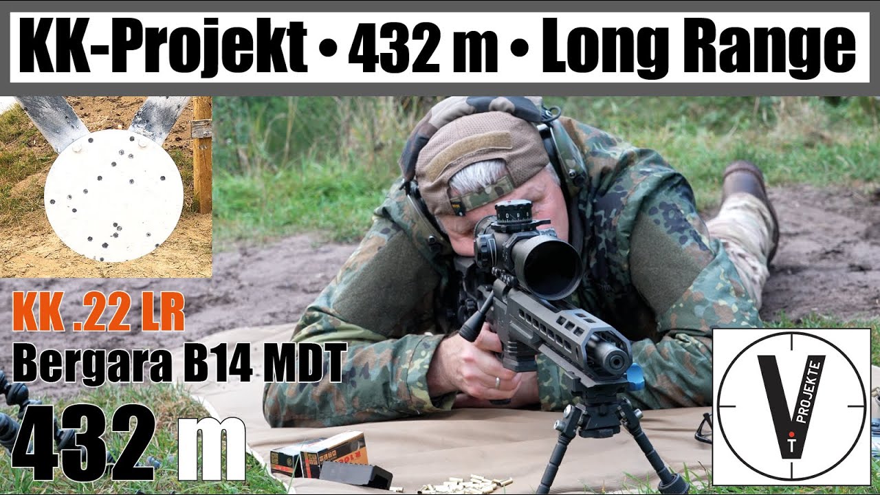 Projekt KK • Teil 5 • 432 m Testschießen • Bergara B14 • Long Range Shooting .22LR