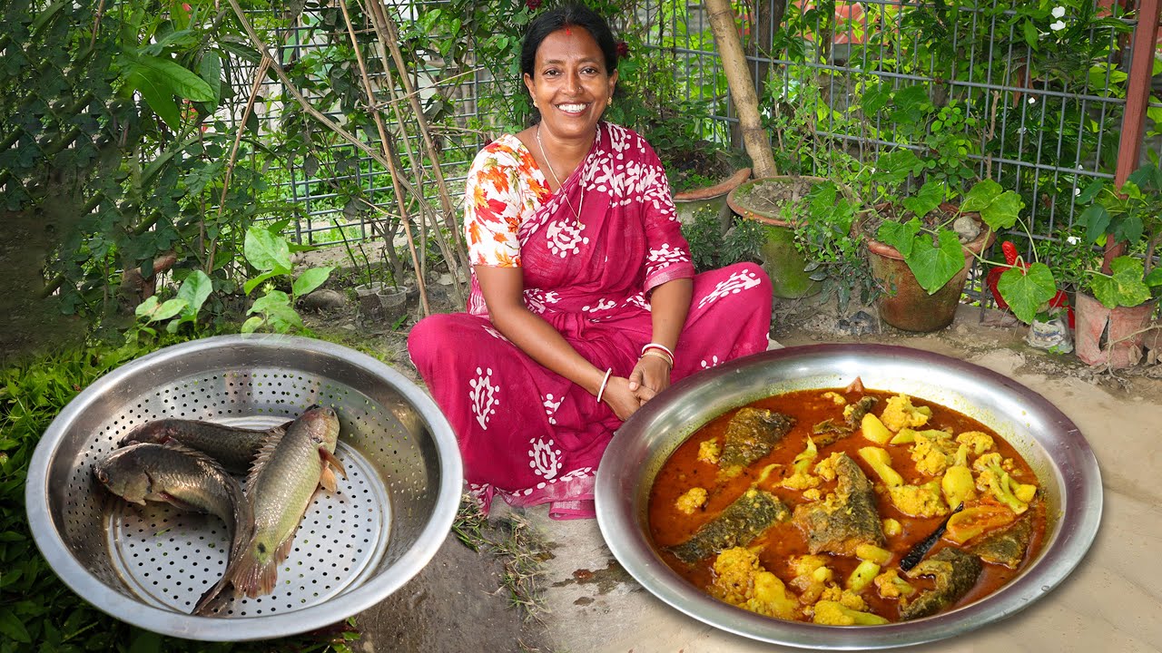 জ্যান্ত কৈ মাছ এনে অফ সিজনের ফুলকপি দিয়ে রাঁধলাম | Janto koifish curry