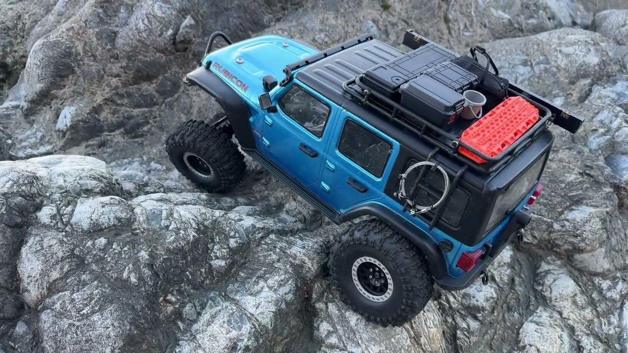 Jeep Wrangler RC rock crawling yikong 4102pro(absima sherpa)