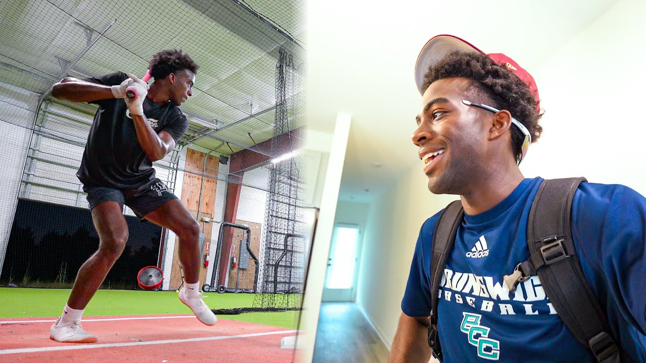My First JUCO Practice | A Day in the Life Of A College Baseball Player