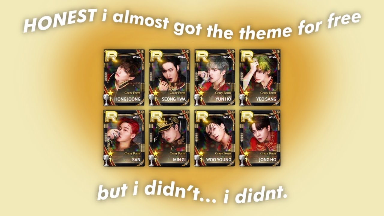 ateez crazy form limited theme 🤪 superstar ateez