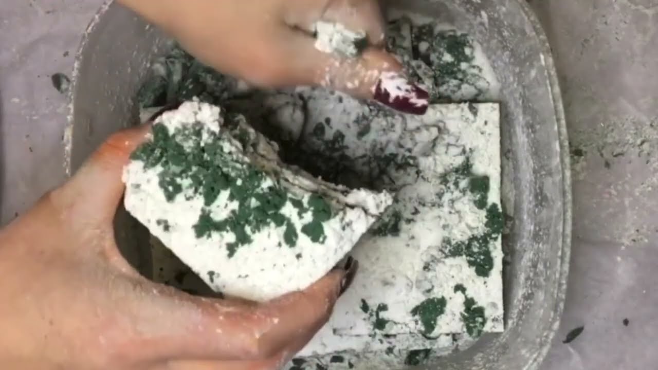 Floralfoam slices w/ cornstarch!