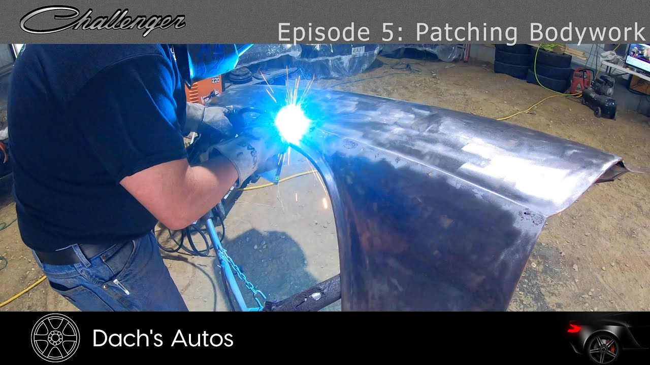 DODGE CHALLENGER RESTORATION: FENDER FIX - Previous Damage found! Pt. 5