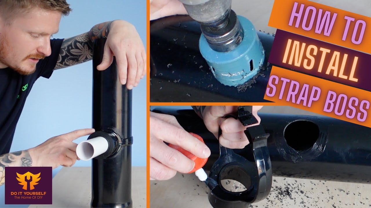 How to Install a Strap Boss | Connect Waste to Soil Pipe